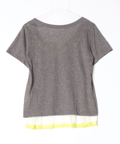 「sacai luck」 半袖Tシャツ 2 グレー レディース_画像2