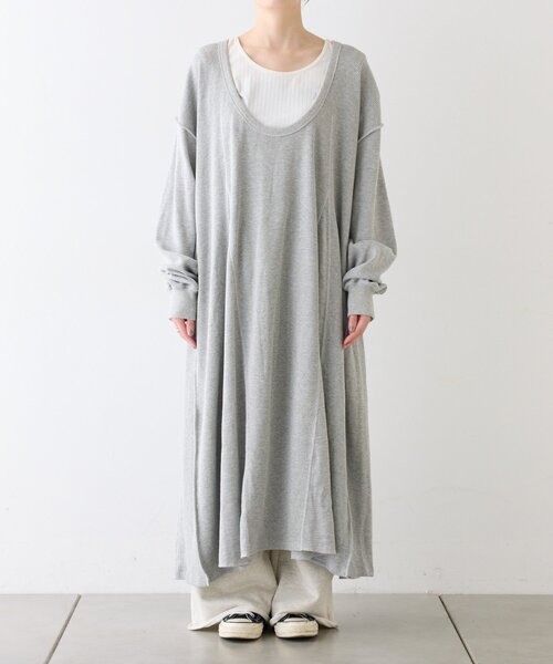 「etsinta」 長袖ワンピース ONE SIZE ブラック レディース_画像8