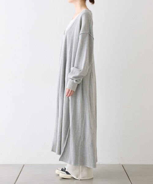 「etsinta」 長袖ワンピース ONE SIZE ブラック レディース_画像9