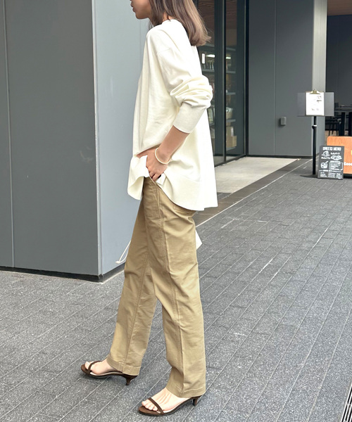 「JOURNAL STANDARD relume」 カーゴパンツ 40 カーキ レディース_画像3
