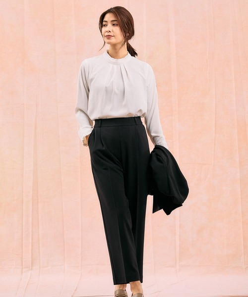 「GLOBAL WORK」 パンツスーツ MEDIUM グレイッシュベージュ レディース_画像9