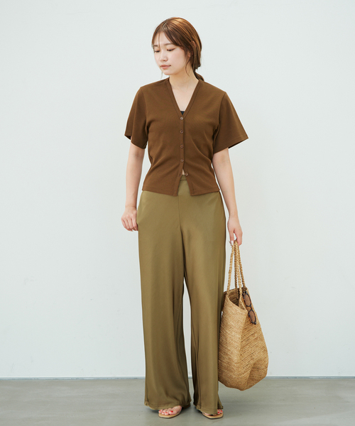 プラージュ　フライス カーデ TEE plage（プラージュ） カーディガン フライス カーデ TEE レディース