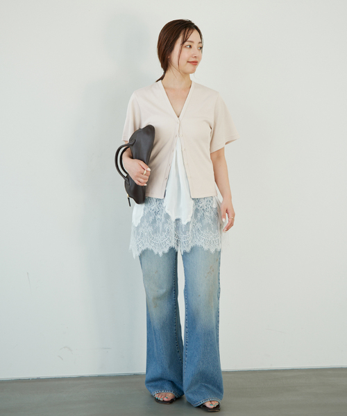 plage（プラージュ） カーディガン フライス カーデ TEE レディース
