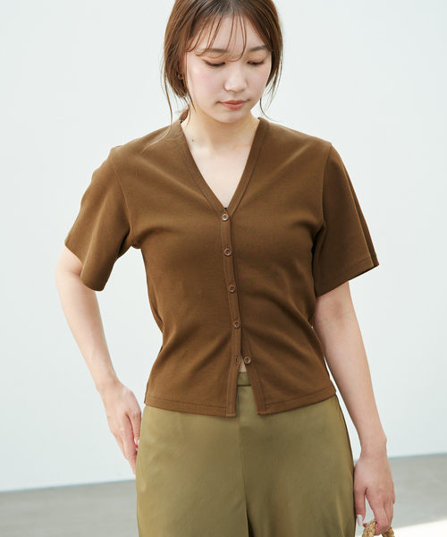 プラージュ　フライス カーデ TEE plage（プラージュ） カーディガン フライス カーデ TEE レディース
