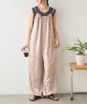 サロペット オーバーオール 「2サイズ展開」花...の詳細画像5