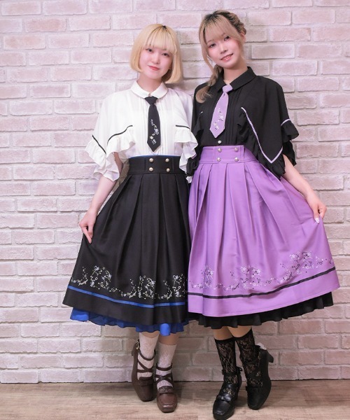 axes femme POETIQUE スカート スパークル刺繍配色SK : ZOZOTOWN