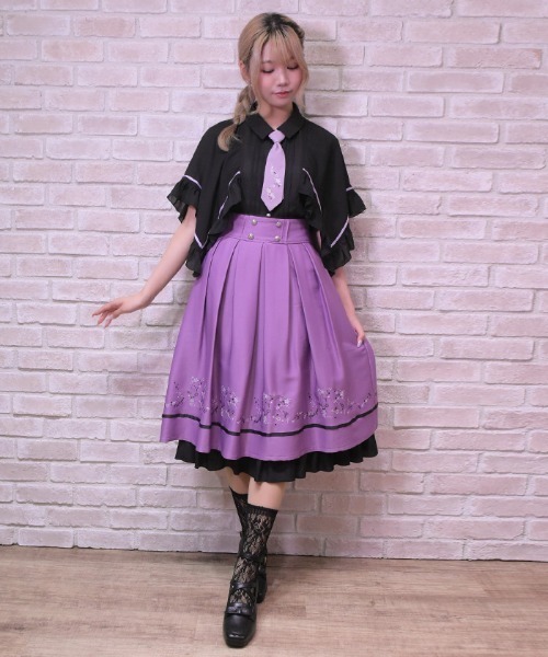 axes femme POETIQUE スカート スパークル刺繍配色SK : ZOZOTOWN