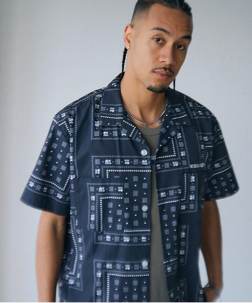 WIND AND SEA（ウィンダンシー） シャツ 半袖 BANDANA S/S SHIRT