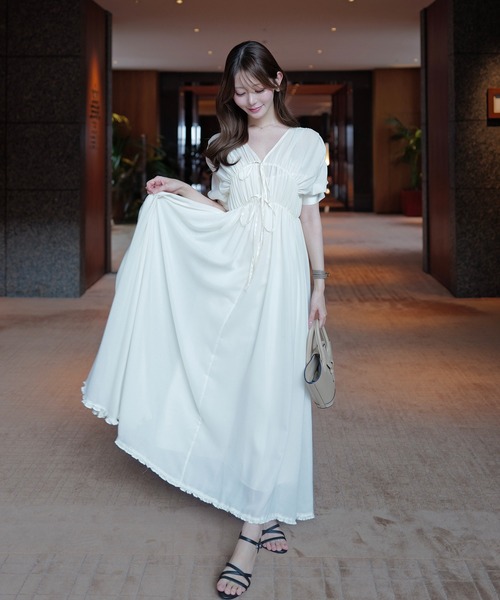 EIMY ISTOIRE（エイミーイストワール） ワンピース 半袖 JARDIN DRESS
