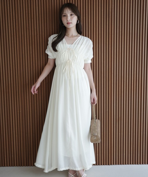 EIMY ISTOIRE（エイミーイストワール） ワンピース 半袖 JARDIN DRESS
