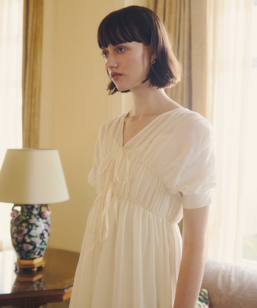 EIMY ISTOIRE（エイミーイストワール） ワンピース 半袖 JARDIN DRESS