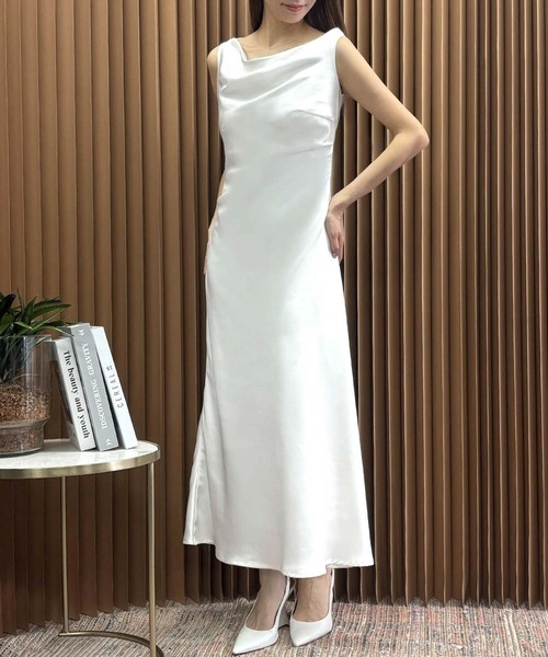 「LOWO」 ノースリーブワンピース M ブラック レディース_画像5