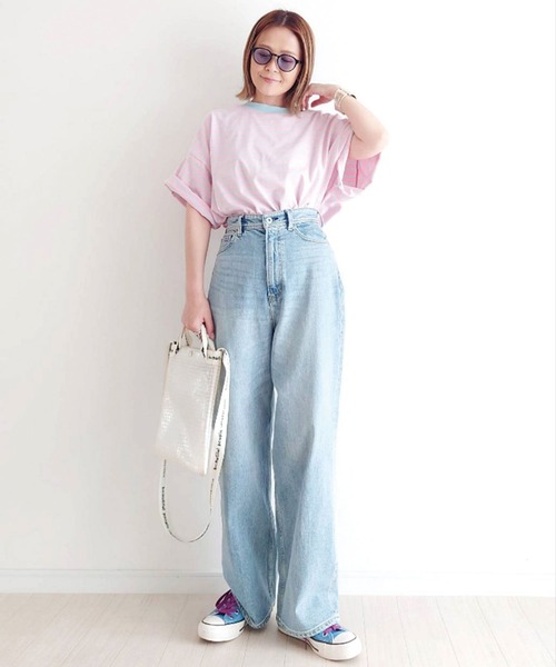 「CORNERS」 半袖Tシャツ M カーキ レディース_画像9
