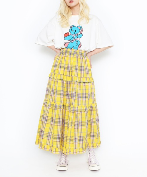 「PUNYUS」 半袖Tシャツ 4 ブラック レディース_画像8