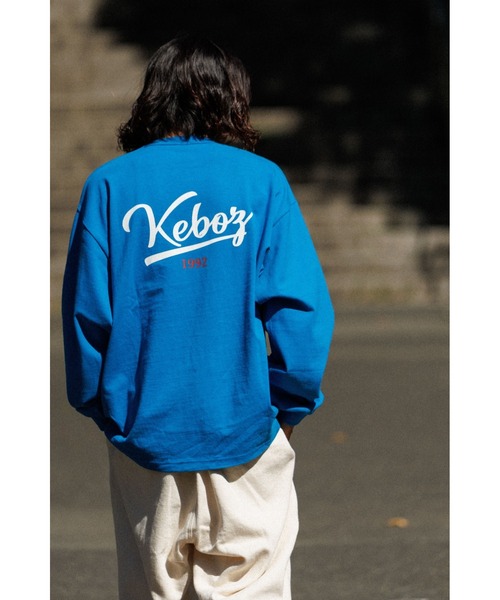 「KEBOZ」 長袖Tシャツ L ブラック メンズ_画像2