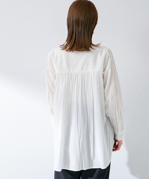 「URBAN RESEARCH Sonny Label」 長袖ブラウス FREE グレー レディース_画像9