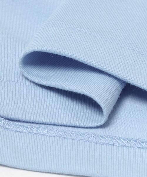 DANTON 半袖比翼シャツ ブルー　麻混でサラサラ着やすい♪サイズ36 Danton（ダントン） tシャツ 半袖 DANTON T/C INNER T-SHIRTS