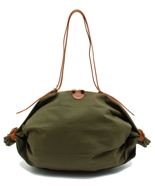 IL BISONTE ショルダーバッグ バッグ / CANVAS x LEATHER