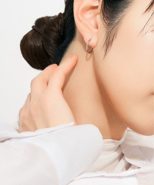 Jewel closet by L&Co. ピアス Pt900 フープ ピアス レディース メンズ