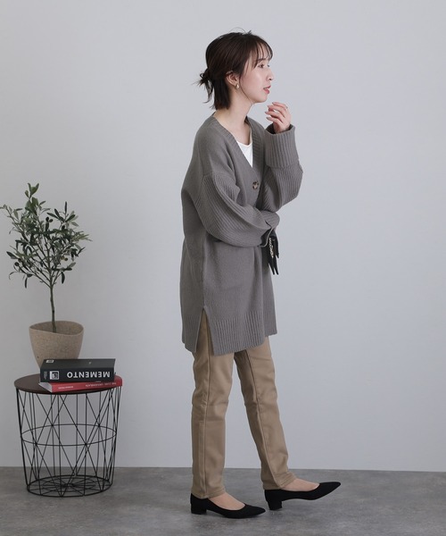 カーディガン ボリュームスリーブ前開きカーディガン レディース ElegChic カーディガン ボリュームスリーブ前開きカーディガン