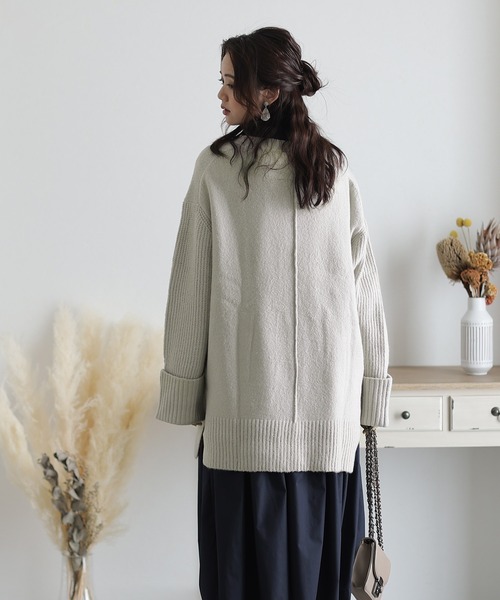 カーディガン ボリュームスリーブ前開きカーディガン レディース ElegChic カーディガン ボリュームスリーブ前開きカーディガン
