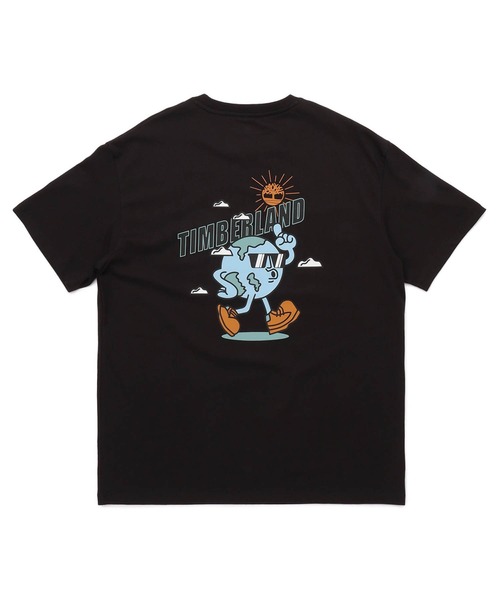 TIMBERLAND★半袖 クルーネック ロゴ バックプリント Tシャツ Timberland tシャツ メンズ 半袖 バック グラフィック Tシャツ
