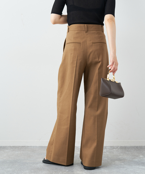 plage（プラージュ） ワイドパンツ スラックス パンツ tuck wide