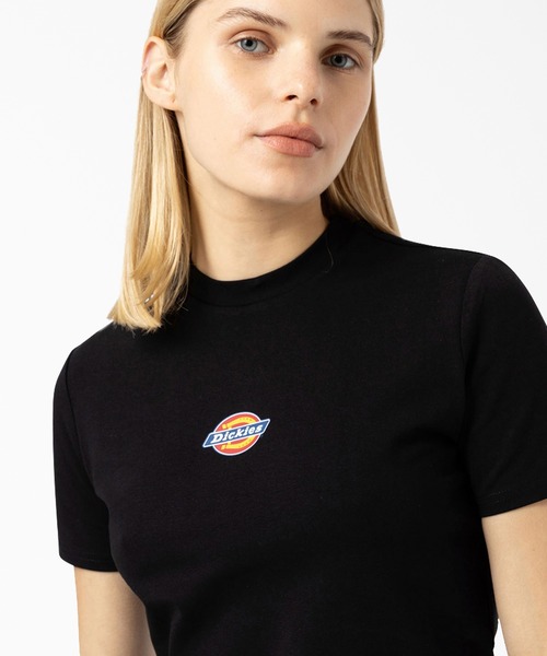 DICKIES☆ ウィメンズクロップドTシャツ Dickies tシャツ クロップド S/S Tシャツ スリムフィット