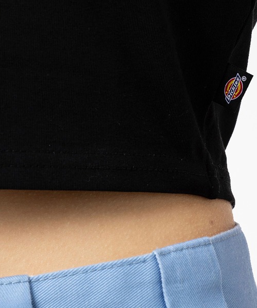 DICKIES☆ ウィメンズクロップドTシャツ Dickies tシャツ クロップド S/S Tシャツ スリムフィット