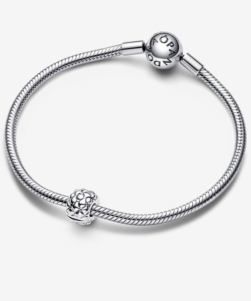 PANDORA（パンドラ） チャーム スタッティド シルバー クリップ