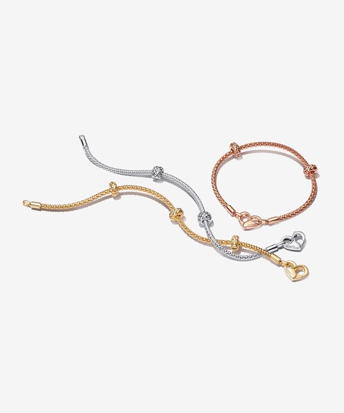 PANDORA（パンドラ） チャーム スタッティド シルバー クリップ