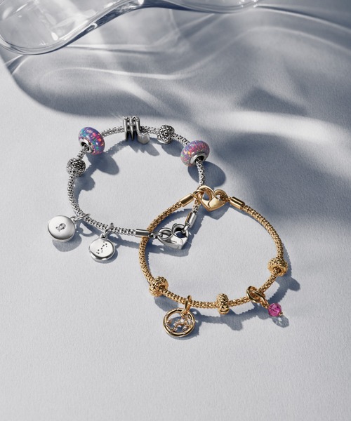 PANDORA（パンドラ） チャーム スタッティド シルバー クリップ