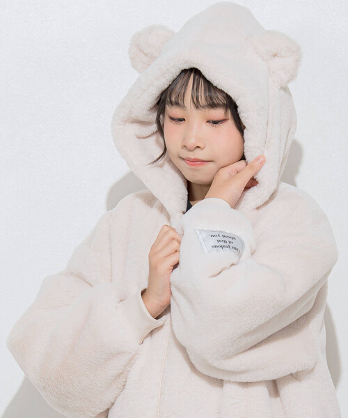 ZIDDY（ジディー） ブルゾン アウター 「 ニコプチ 掲載 」アニマル耳