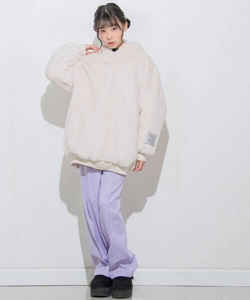 ZIDDY（ジディー） ブルゾン アウター 「 ニコプチ 掲載 」アニマル耳