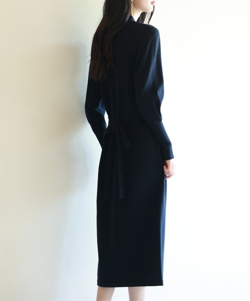 SAISON DE PAPILLON（セゾンドパピヨン） ワンピース ハイゲージ編み