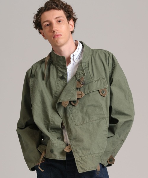 Johnbull ジョンブル 児島ジャパン ベルト付き コート ダブルジップ Ｌ Johnbull（ジョンブル） コート メンズ /デニム・ワーク コート