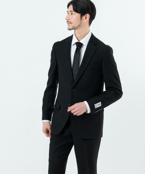 ビジネス フォーマル お呼ばれ対応 万能 スーツ セットアップ TETE HOMME セットアップ 尾州ウール フォーマルスーツ 裾上げ