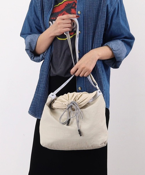 COOCO（クーコ） ショルダーバッグ バッグ モノトーンロゴテープx軽量