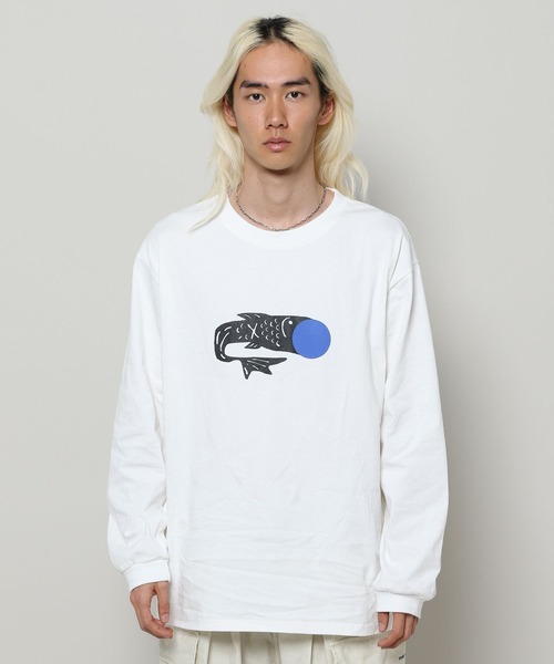 tシャツ 「UNISEX」ALAND／NEW FISH ワッペンT 2349518 レディース ALAND tシャツ 「UNISEX」ALAND／NEW FISH ワッペンT 2349518