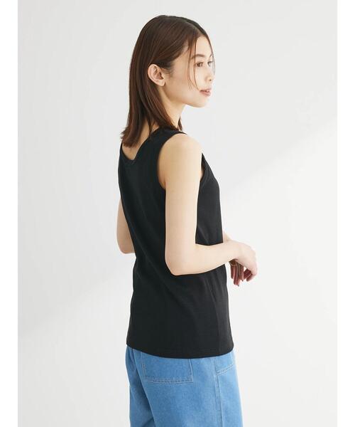 NIKKI ダークグリーン リブタンクトップ リブタンクトップ - ダスティグリーン - レディース | H&M JP
