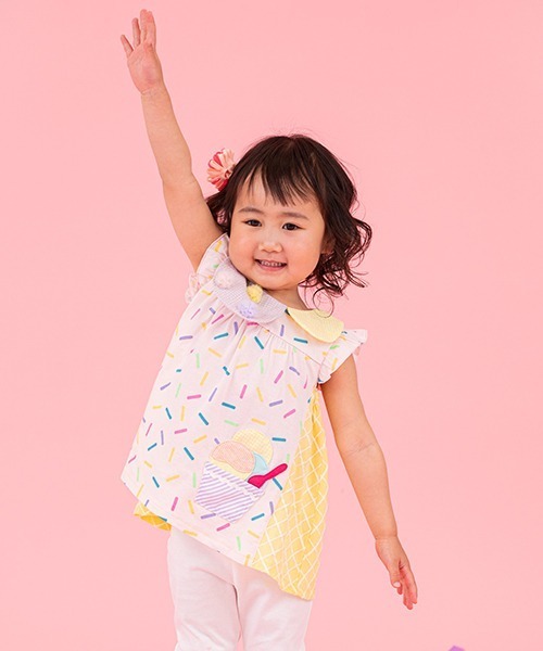 チュニック カラースプレーチュニック キッズ : 83437721 : ZOZOTOWN 