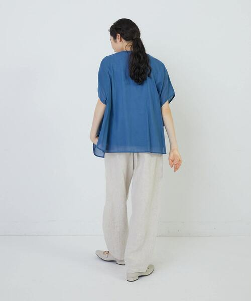 conges payes ADIEU TRISTESSE ブラウス シャツ ボイルポンチョ