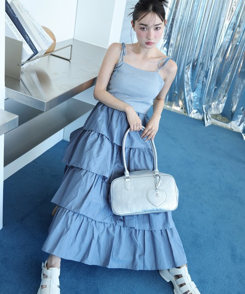 one after another NICE CLAUP ワンピース ティアードキャミワンピース