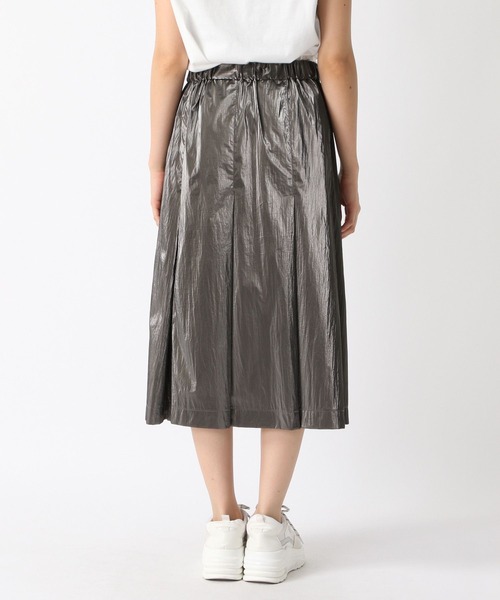 FOREVER21 スカート 「2024SS」メタリックプリーツミディ