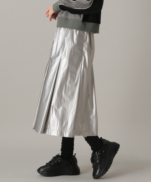【Balenciaga】プリーツミディスカート ☆関税込☆BALENCIAGA☆ミディプリーツスカート☆LINGERIE SKIRT