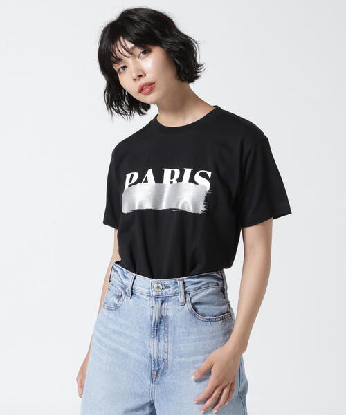 tシャツ DROIT BELLO（ドロイトベロ）SILVERブラッシュPARIS Tシャツ レディース