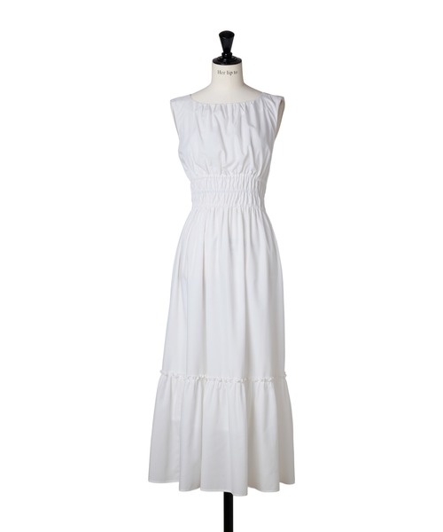ワンピース Riviera Double Bow Dress Her lip to ワンピース Riviera Double Bow Dress : ZOZOTOWN