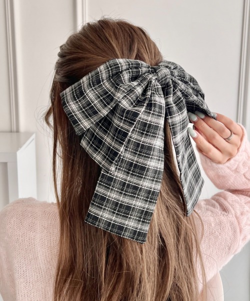 Loueme ヘアクリップ 「8色展開」DOLLベロアリボンバレッタ : ZOZOTOWN