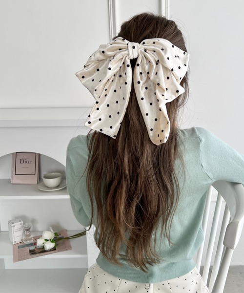 Loueme ヘアクリップ 「8色展開」DOLLベロアリボンバレッタ : ZOZOTOWN