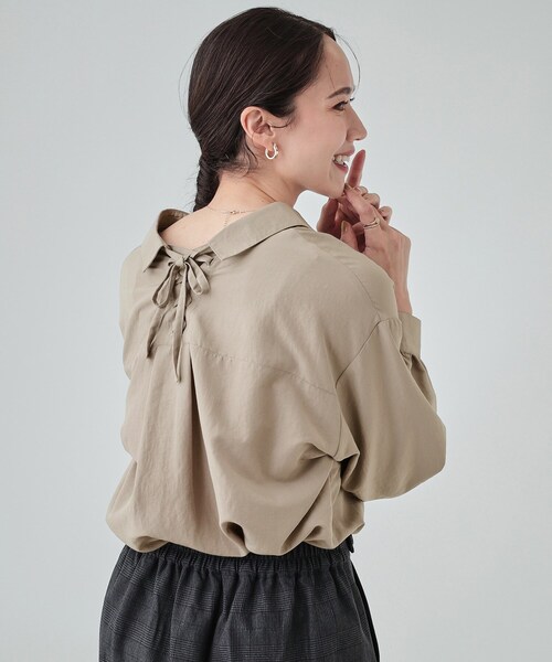 DRESKIP（ドレスキップ） ブラウス シャツ 「無理せずキレイ」後ろ姿が